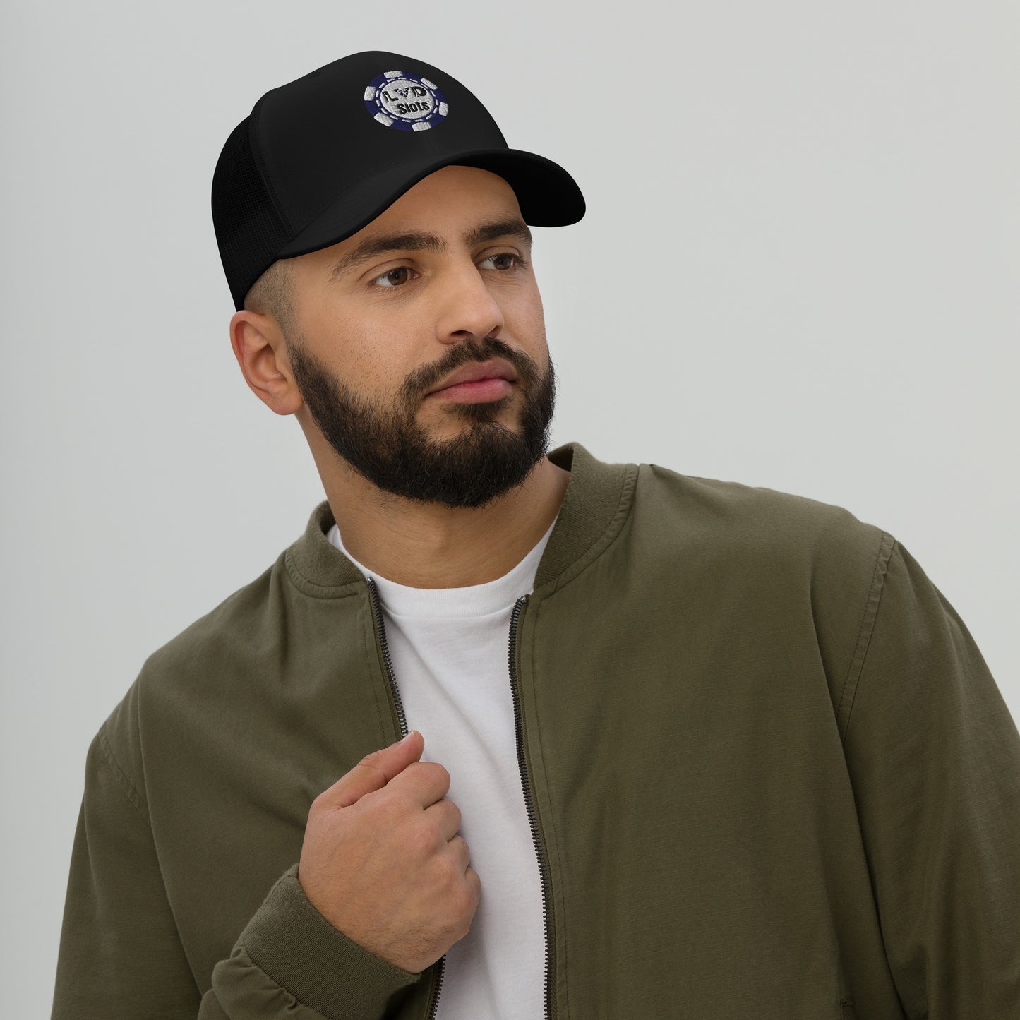 LVD Poker Chip Logo - Trucker Cap