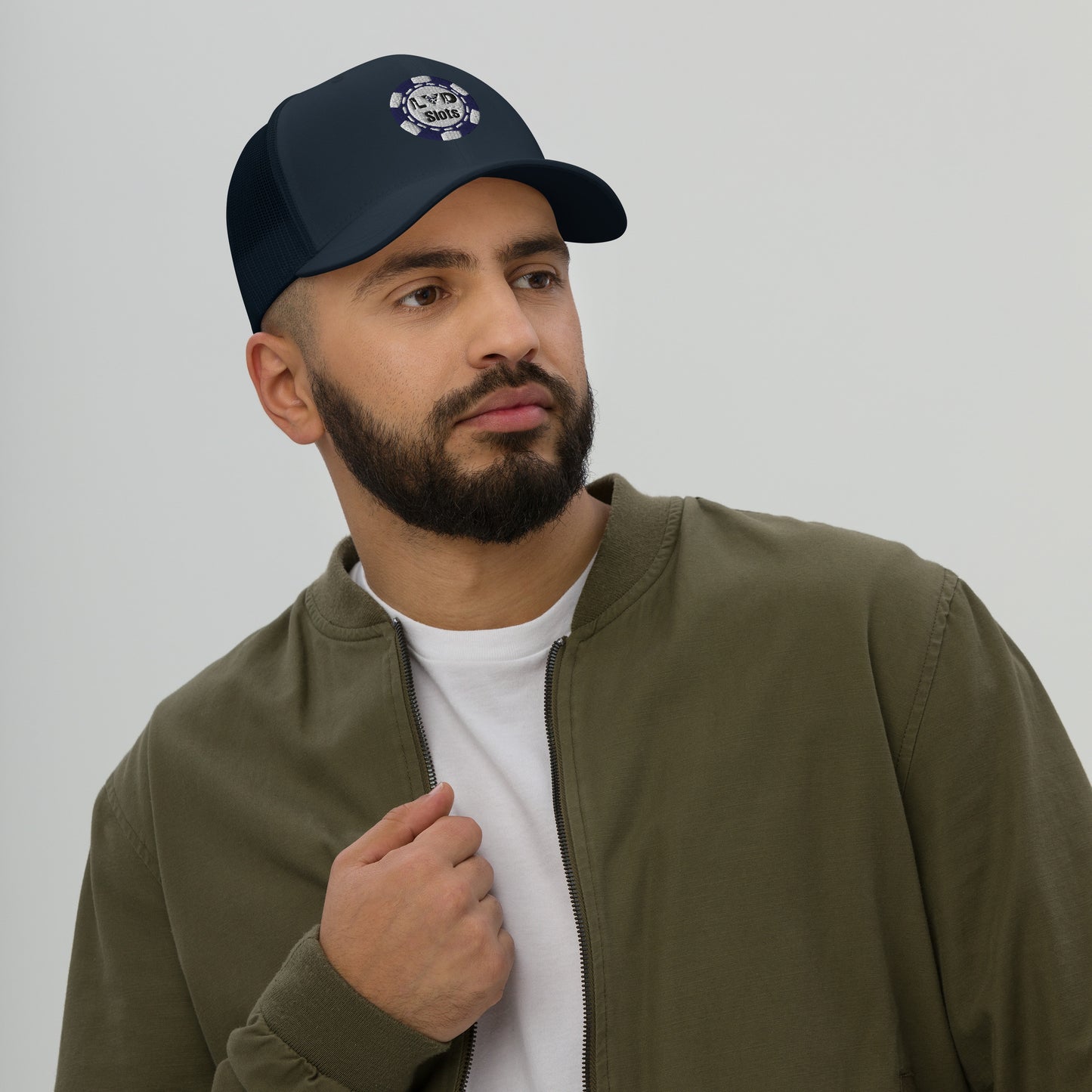 LVD Poker Chip Logo - Trucker Cap