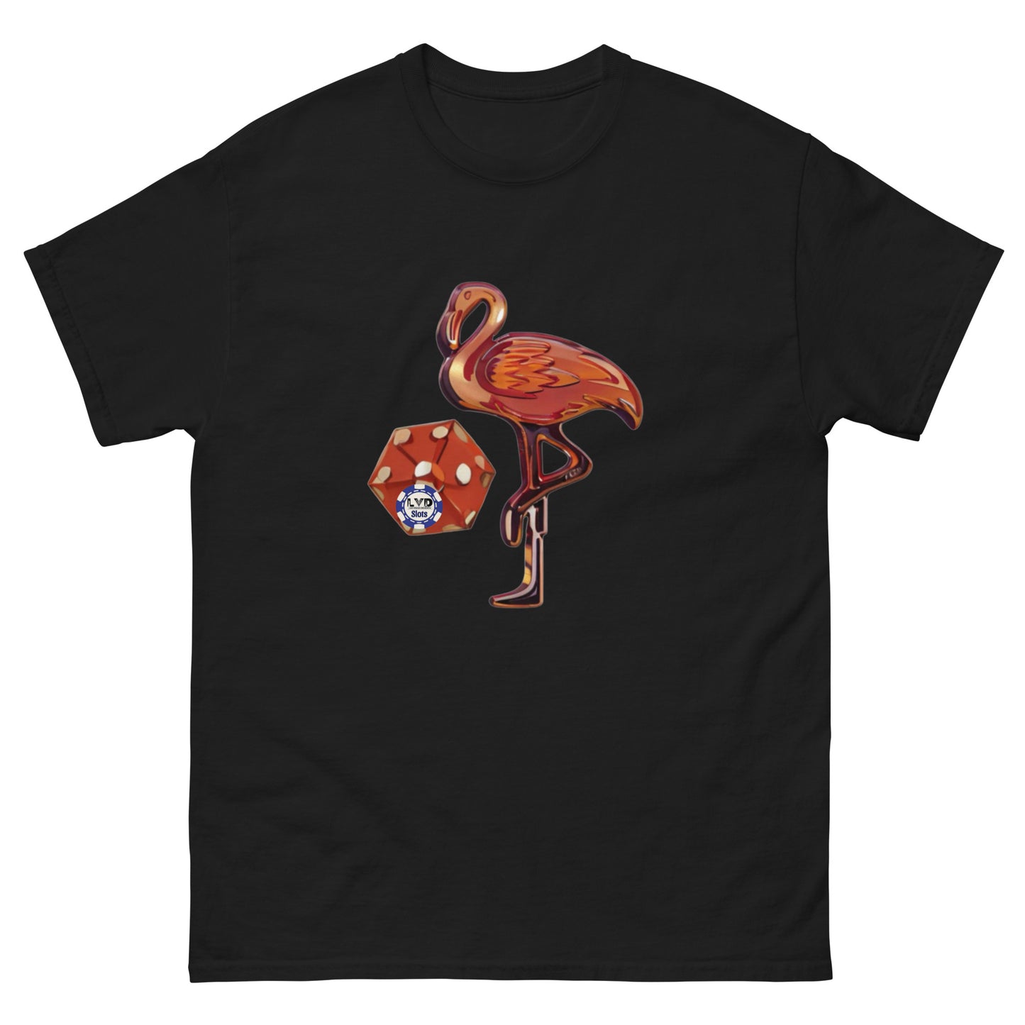 LVD Flamingo and Dice - Unisex T-Shirt
