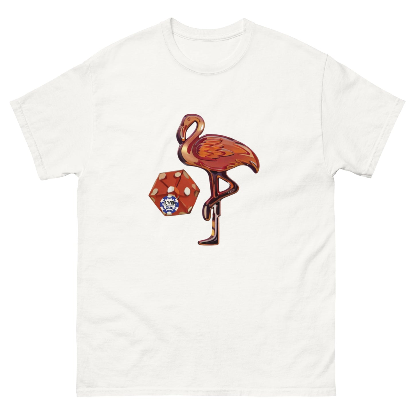 LVD Flamingo and Dice - Unisex T-Shirt